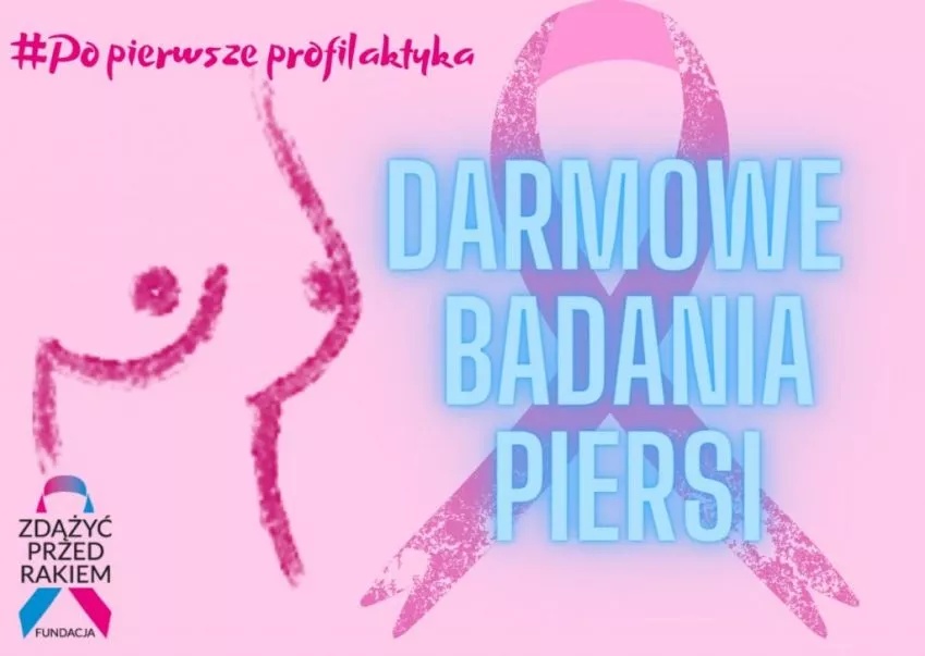 Darmowe badania piersi - szczegóły poniżej